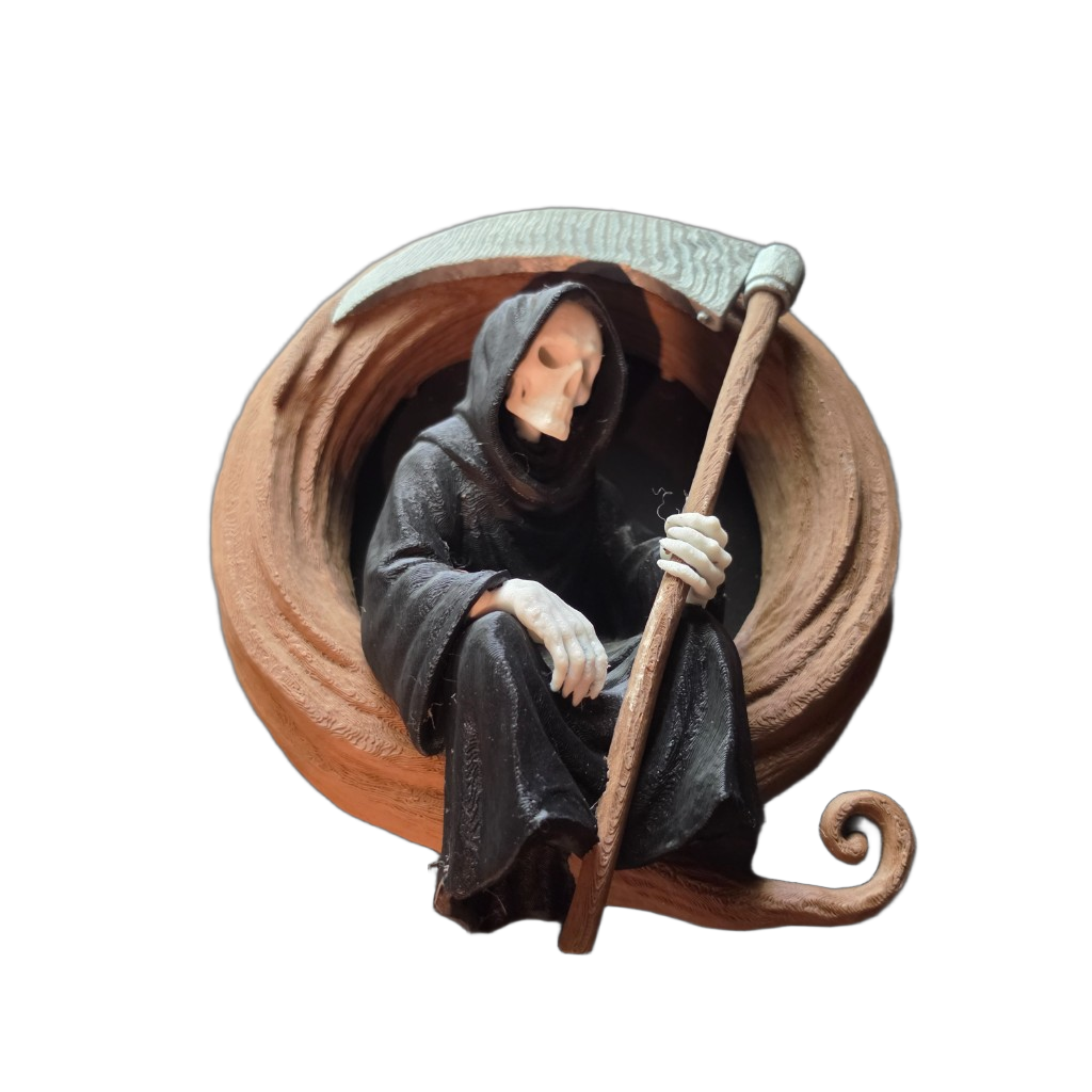 Grim Reaper Halloween Wreath